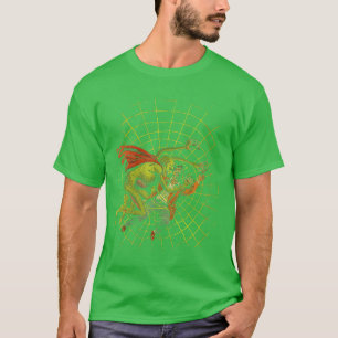 Womens Vintage HORROR COMICS Zombies Undead Illust T-Shirt
