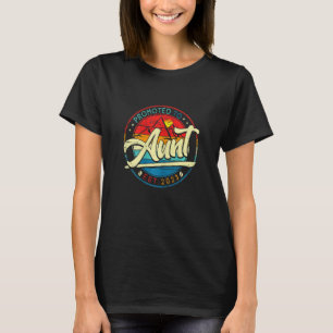 Womens Vintage New Mum Promoted To Aunt Est 2023 T-Shirt