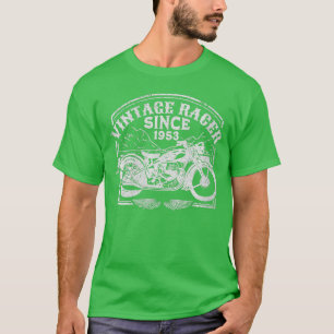 Womens Vintage Racer Since 1953 Retro Motorbike M T-Shirt