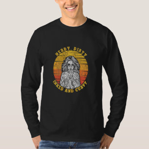 Womens Vintage Retro Nerdy Dirty Tattooed And Curv T-Shirt