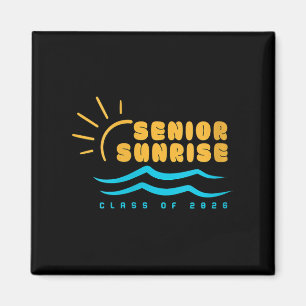 Womens Vintage Senior Sunrise 2026 Seniors Of Cl G Magnet