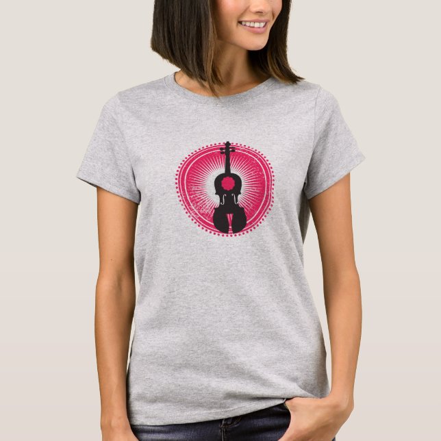 Women's Violin T-Shirt (Front)