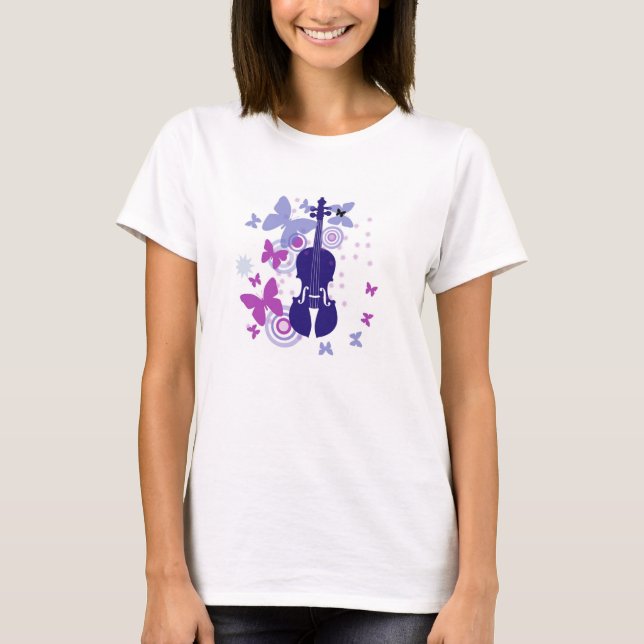 Women's Violin T-Shirt (Front)
