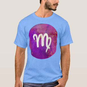 Womens Virgo Astrology Horoscope Women Teens Back T-Shirt