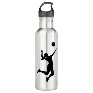women's volleyball figure 710 ml water bottle