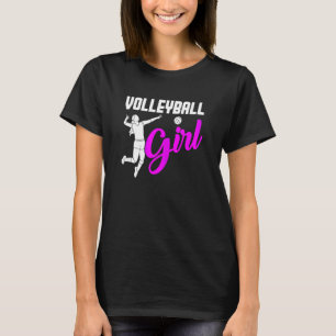 Womens Volleyball Girl Setter Team Coach Ball Spor T-Shirt