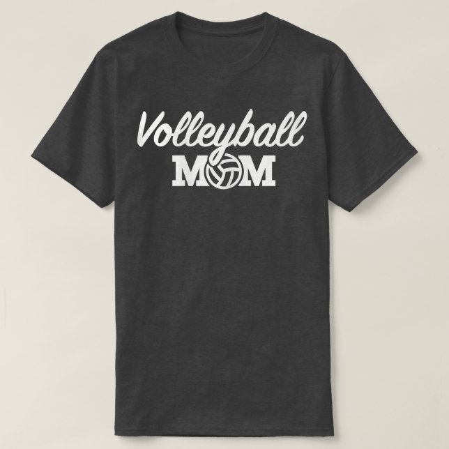Womens Volleyball mum T-Shirt (Design Front)