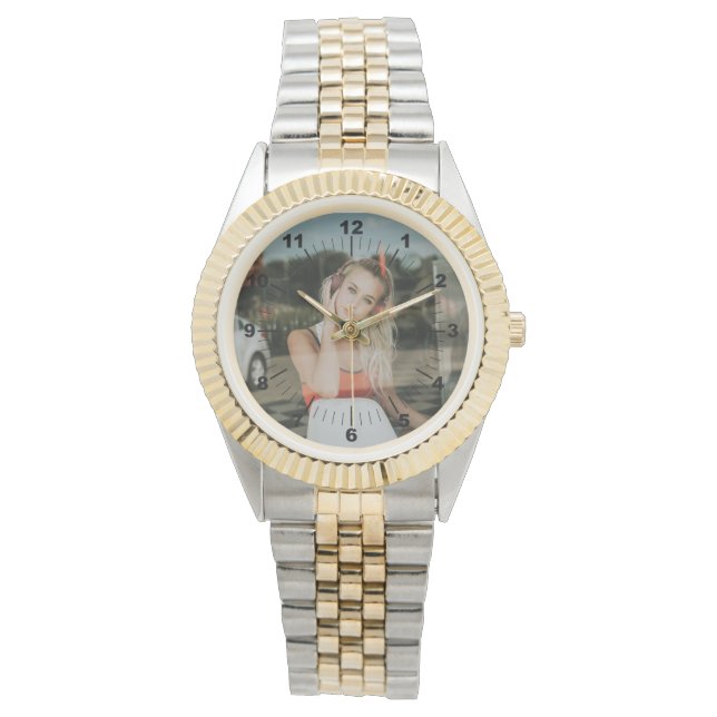 Women's Watch - Personalised - Two-Tone Bracelet (Front)