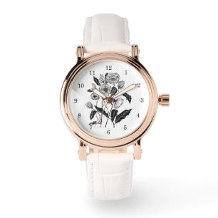 Women's Watch with Poppies