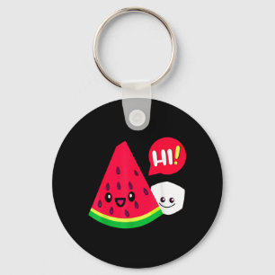 Womens Watermelon Sugar Hi Funny Saying Hi Summer Key Ring