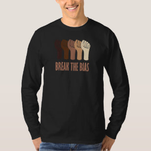 Womens We Rise Together & Break The Bias Women's D T-Shirt