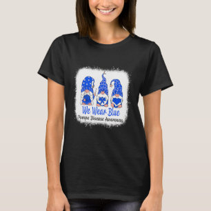 Womens We Wear Blue Pompe Disease Awareness T-Shirt