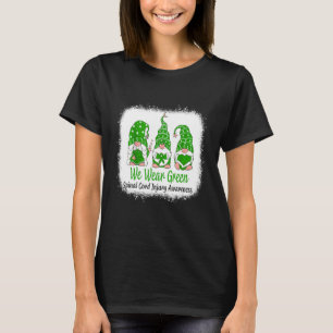 Womens We Wear Green Spinal Cord Injury Awareness T-Shirt