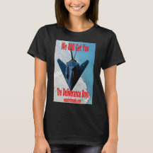 Women's "We Will Get You" black t-shirt