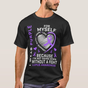 Womens Wear Purple For Lupus Awareness Warriors T-Shirt