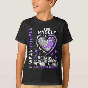 Womens Wear Purple For Lupus Awareness Warriors T-Shirt