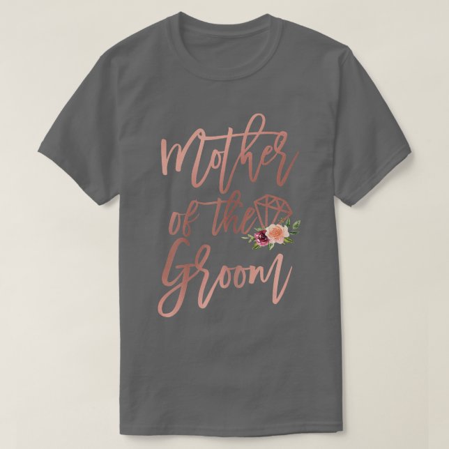 Womens Wedding Family Mother of the Groom  T-Shirt (Design Front)