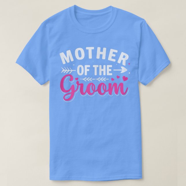 Womens Wedding Matching Tee Mother of the Groom Si (Design Front)