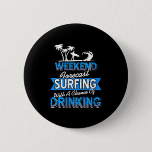 Womens Weekend Forecast Surfing Chance Of Coastal 6 Cm Round Badge