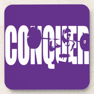 Women's Weightlifting Motivation - CONQUER Coaster