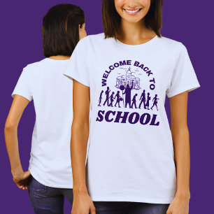Womens Welcome Back To School Funny Teacher Love T-Shirt