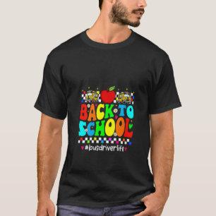 Womens Welcome Back To School Groovy Costume Schoo T-Shirt