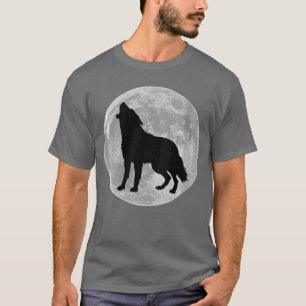 Womens Werewolf Halloween Full Moon Scary Wolf Hor T-Shirt