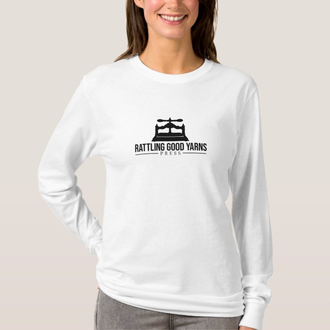 Women's White Long-Sleeved T-Shirt (Front)