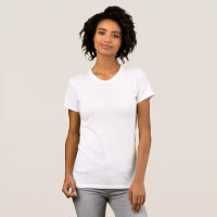  Women's White Slim Fit T-Shirt