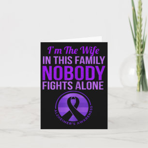 Womens Wife Nobody Fights Alone Heimerheimer's Awa Card