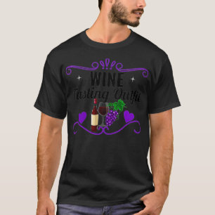 Womens Wine Tasting Outfit Vineyards Wine Taster V T-Shirt