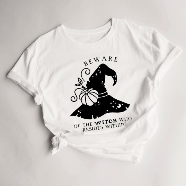 Womens Witchy Shirt Funny Beware Of The Witch  (Creator Uploaded)