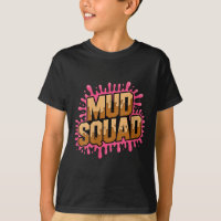 Womens Womans Muddy Mud Run Squad Mudding Running