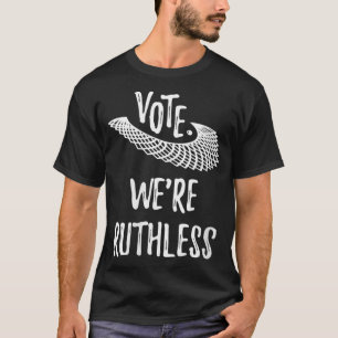 Womens Women Vote We're Ruthless VNeck1 T-Shirt