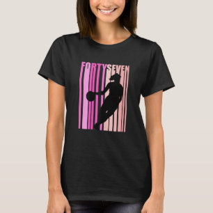 Womens Womens Basketball 47th Birthday Retro 47 Su T-Shirt