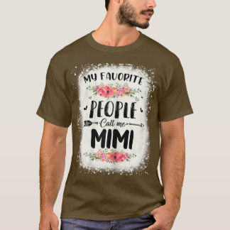 Womens Womens Bleached My Favourite People Call Me T-Shirt