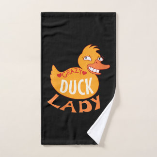 Womens Womens Duck Lady Gift Duckling And Ducky Hand Towel