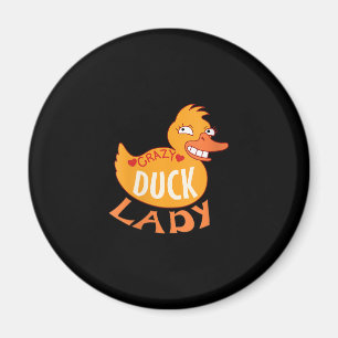 Womens Womens Duck Lady Gift Duckling And Ducky Magnet