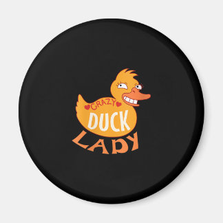 Womens Womens Duck Lady Gift Duckling And Ducky Magnet