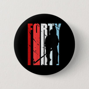 Womens Womens Field Hockey 22nd Birthday Player Te 6 Cm Round Badge