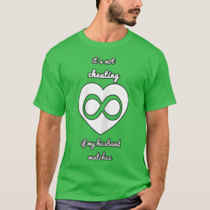 Womens Women's It's Not Cheating If My Husband Wat T-Shirt