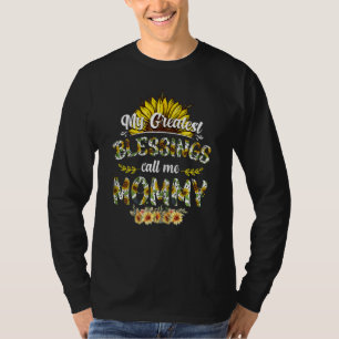 Womens Womens My Greatest Blessings Calls Me Mummy T-Shirt