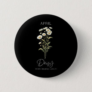 Womens Womens Positive Quote Flower Birthday 6 Cm Round Badge