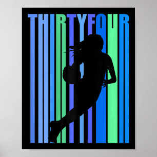 Womens Womens Sketll &#; th Birthday &#; Today Co Poster