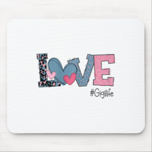 Womens Womens Valentine's Day Love Gigilife Mouse Pad