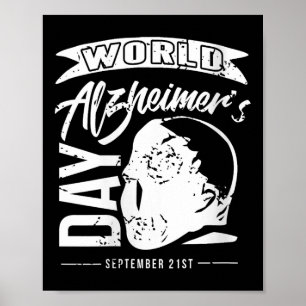 Womens World Heimer's Awareness Day Memory Suprt S Poster