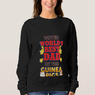 Womens World's Best Guinea Pig Dad Men Boys Guys Sweatshirt