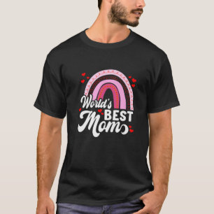 Women's World's Best Mum Rainbow T-Shirt