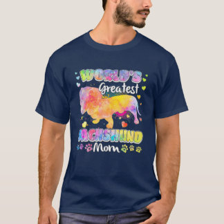 Womens World's Greatest Dachshund Colours For Moth T-Shirt