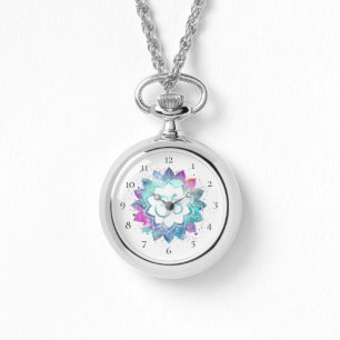 *~*Women's Wrap Om New Age Lotus Flower Mandala Watch